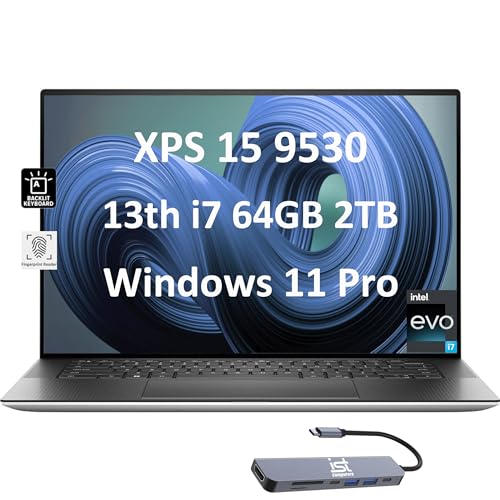 Dell XPS 15 Laptop: Intel i7, 64GB RAM, 2TB SSD