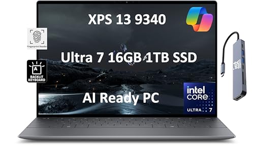 Dell XPS 13 Ultra 7 Laptop with 18-Hr Battery
