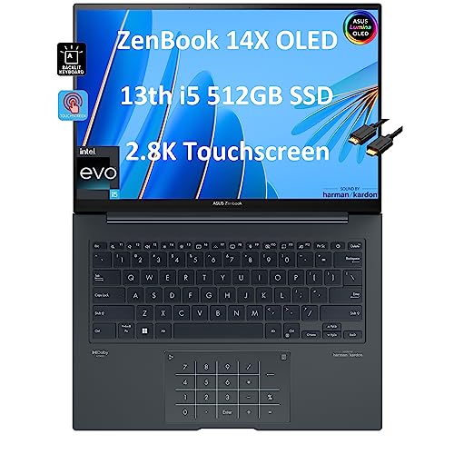 Asus ZenBook 14X OLED Business Laptop 13th Gen