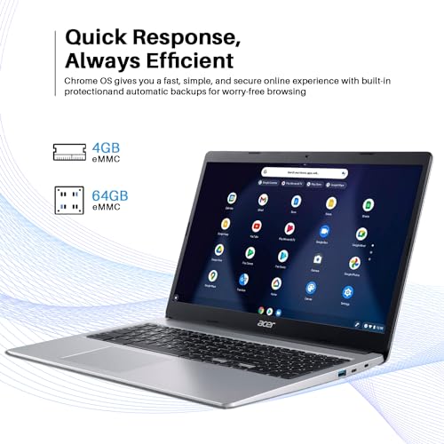 Acer Chromebook 315 Laptop - Student & Business, 15.6" HD Display