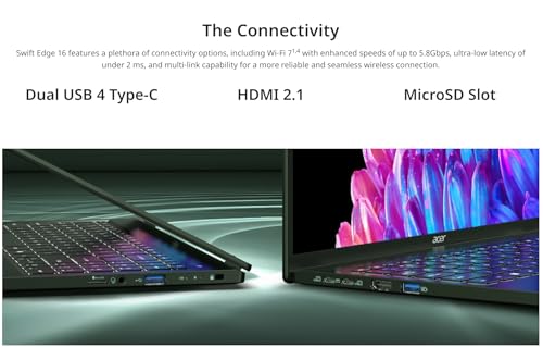 Acer Swift Edge 16" 4K OLED Slim Laptop