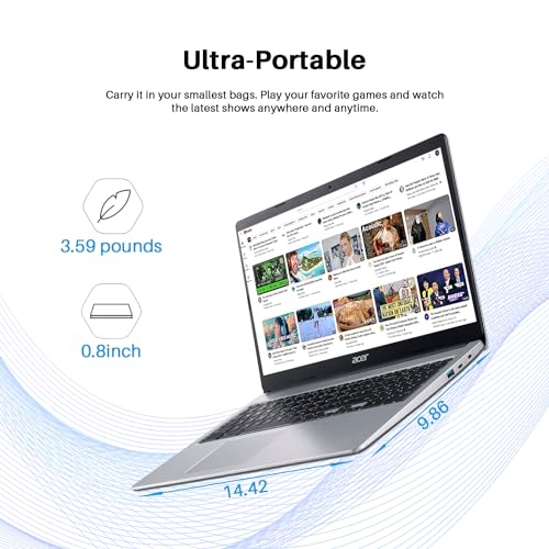 Acer Chromebook 315 Laptop - Student & Business, 15.6" HD Display