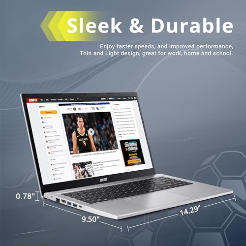 Acer 15.6" FHD Premium Laptop for Business & Students