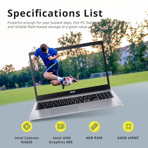 Acer Chromebook 315: 15.6" HD Display, Intel Celeron