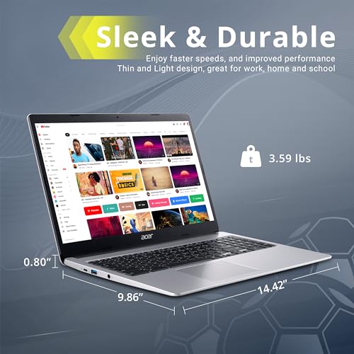 Acer Chromebook 315: 15.6" HD Display, Intel Celeron