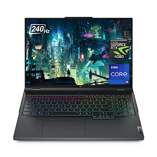 Lenovo Legion Pro 7i Gaming Laptop, 16" WQHD IPS 240Hz Display, Intel Core i9-13900HX, GeForce RTX 4080, 32GB DDR5 RAM
