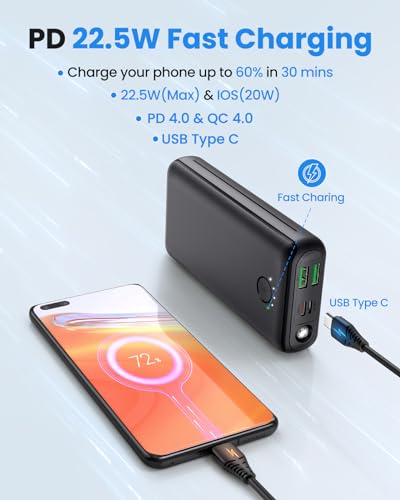 30000mAh Portable Power Bank with Fast Charging