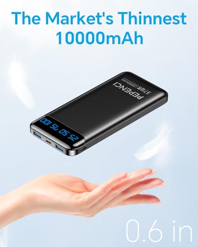10,000mAh Fast Charging Power Bank with USB C