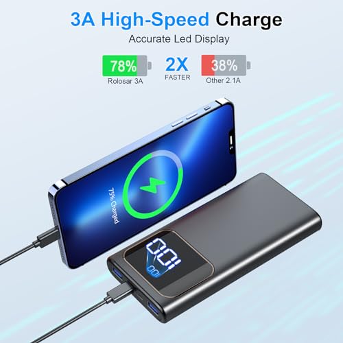 10000mAh Slim Power Bank with 15W Fast Charging