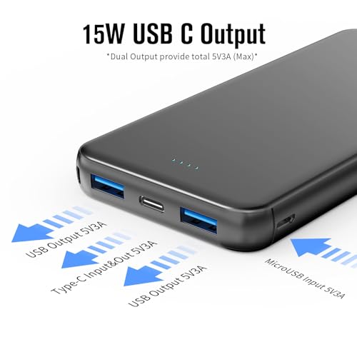 VANYUST 10,000mAh Fast Charging Power Bank