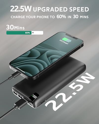 CONXWAN 26800mAh Fast Charging Portable Power Bank