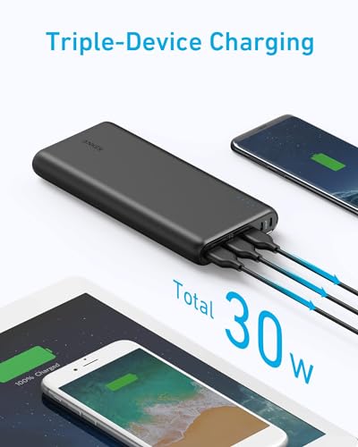 Anker 26,800mAh Power Bank with Triple USB Ports