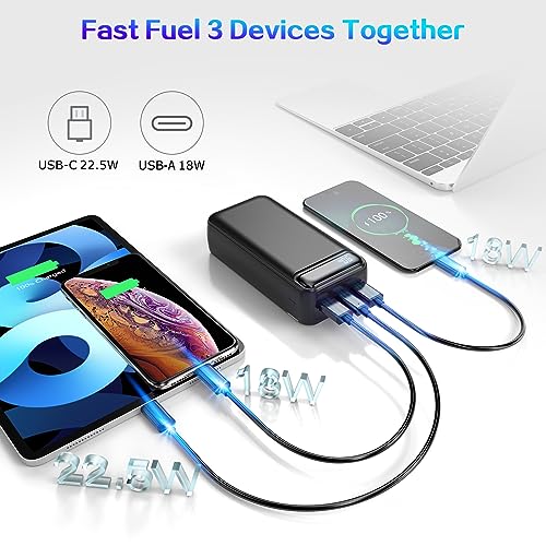 50000mAh Fast Charging Power Bank with Flashlight
