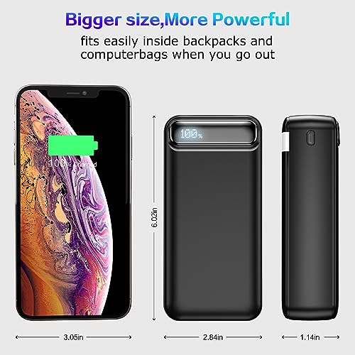 50000mAh Fast Charging Power Bank with Flashlight