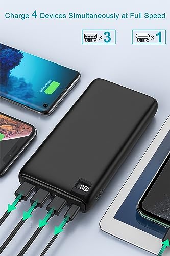 IXNINE 26800mAh High-Capacity Power Bank with LED Display