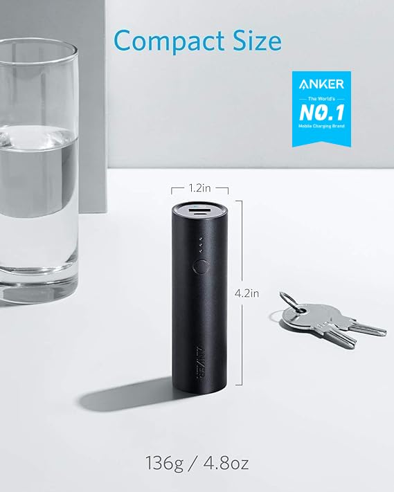 Anker 5,000mAh Fast-Charging Portable Power Bank