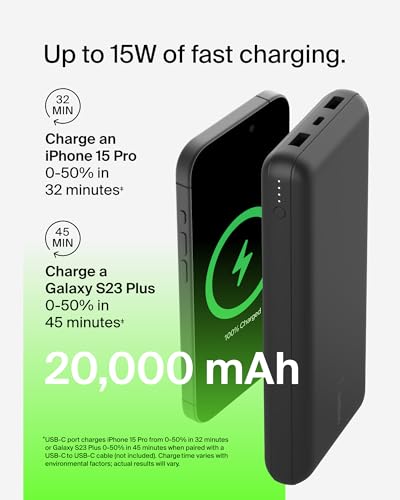Belkin BoostCharge 20k USB-C Portable Power Bank