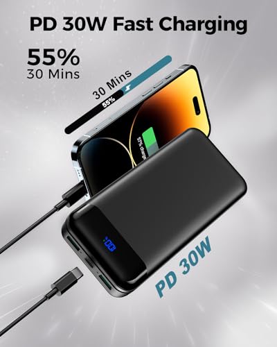 40,000mAh Portable Power Bank with Fast Charging