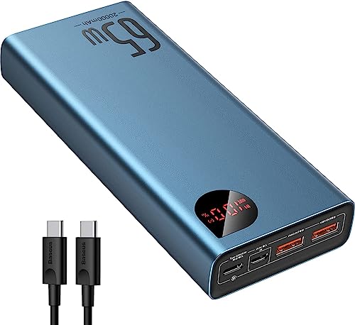 Baseus 20000mAh 65W USB-C Power Bank