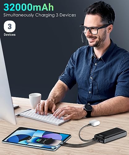 LOVELEDI 32000mAh PD 30W Fast Portable Charger