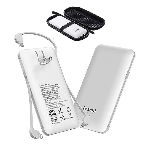 Ultra Slim 10000mAh Power Bank with AC Plug