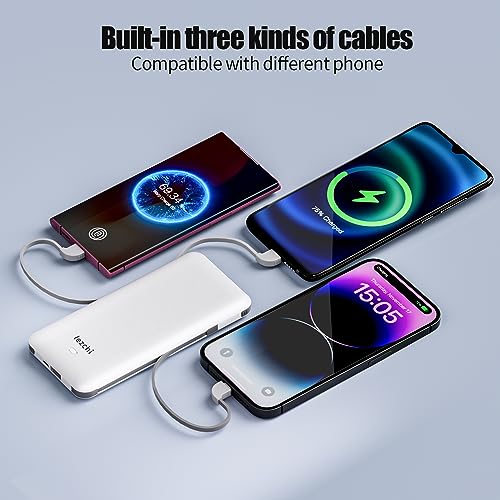 Ultra Slim 10000mAh Power Bank with AC Plug