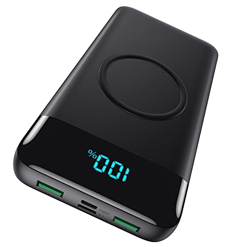30,800mAh Wireless Power Bank with Smart LCD Display