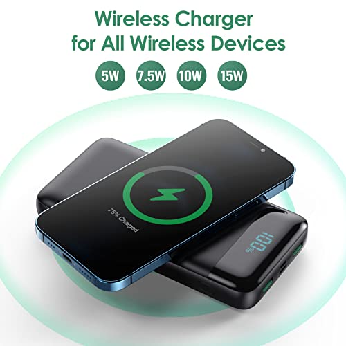30,800mAh Wireless Power Bank with Smart LCD Display