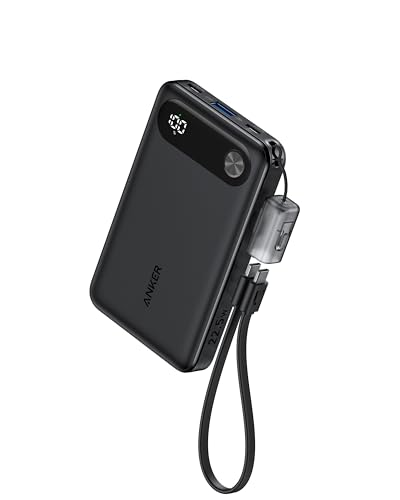 Anker 10,000mAh Portable Power Bank with USB-C Cable
