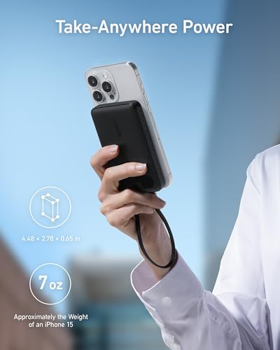 Anker 10,000mAh Portable Power Bank with USB-C Cable