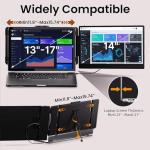 14" Portable Dual Monitor Screen Extender