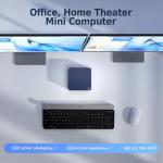 Beelink Mini PC, EQ12 16GB DDR5 500GB SSD, Intel Alder Lake-N100 (up to 3.4GHz), 2.5G Dual LAN Mini Computer Supports WiFi6, BT5.2, USB3.2, 4K@60Hz Triple Display, Home-Server/Network Firewall