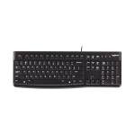 Logitech K120 Full-Size Wired Keyboard - Black