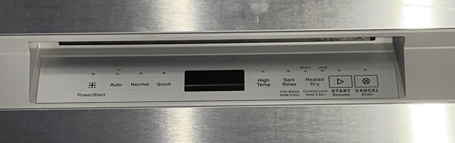 MAYTAG Stainless Front Dishwasher with Overlay