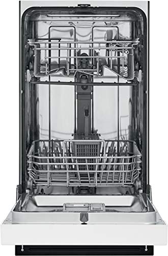Compact Frigidaire Front Control Dishwasher in White