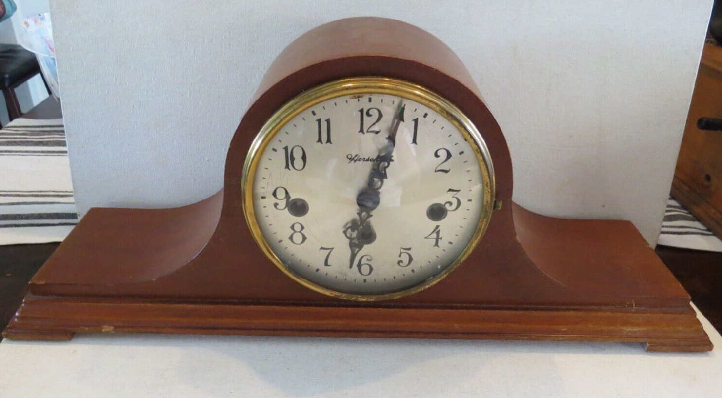 Early 1900's Antique Herschede Westminster Mental Clock