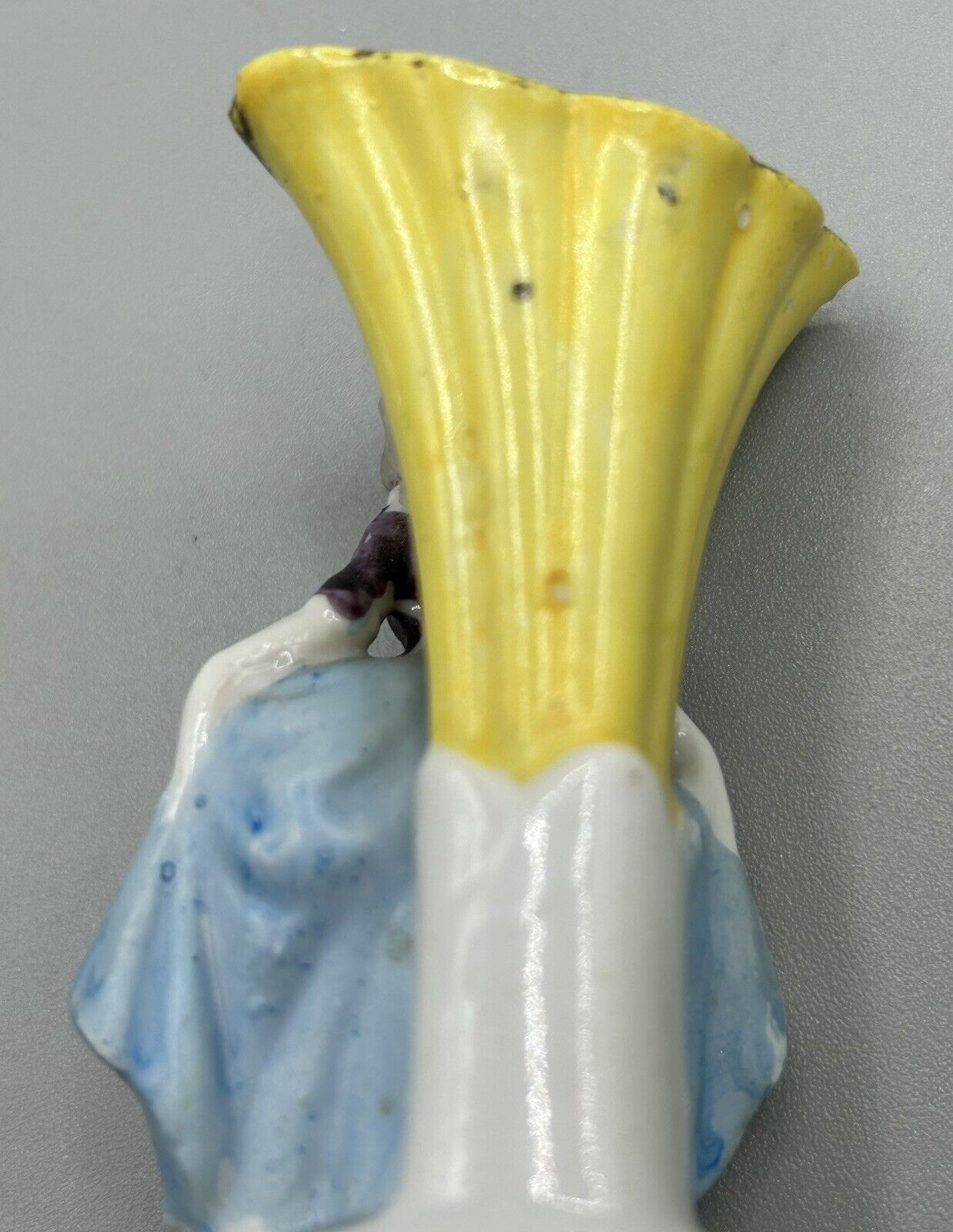 Vintage 3" Japanese Mini-Vase with Fabulous Lady