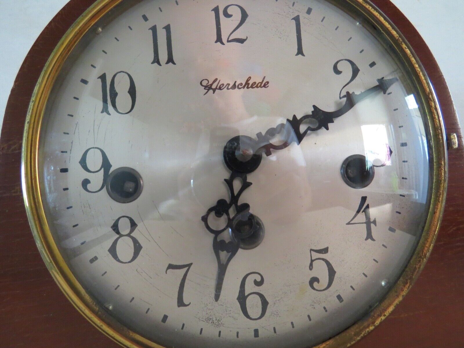 Early 1900's Antique Herschede Westminster Mental Clock