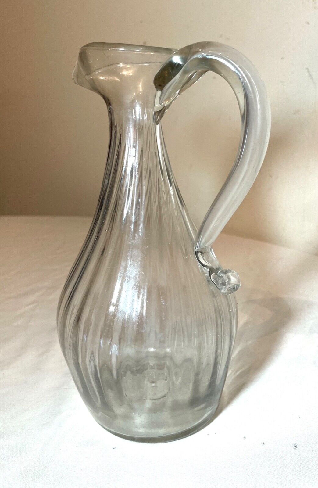 18th century Spanish hand blown glass vase