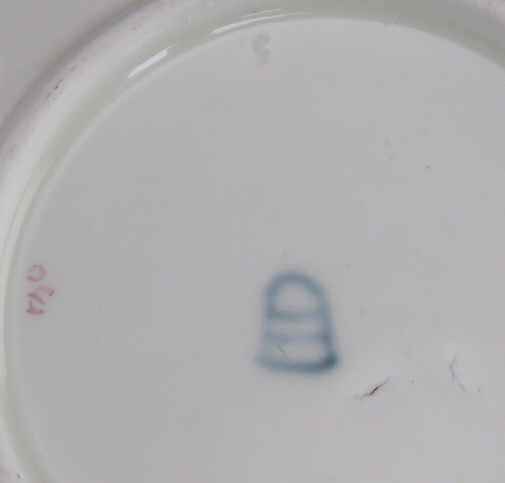 1700's Royal Vienna Austrian Porcelain Trembleuse Saucer Authentic
