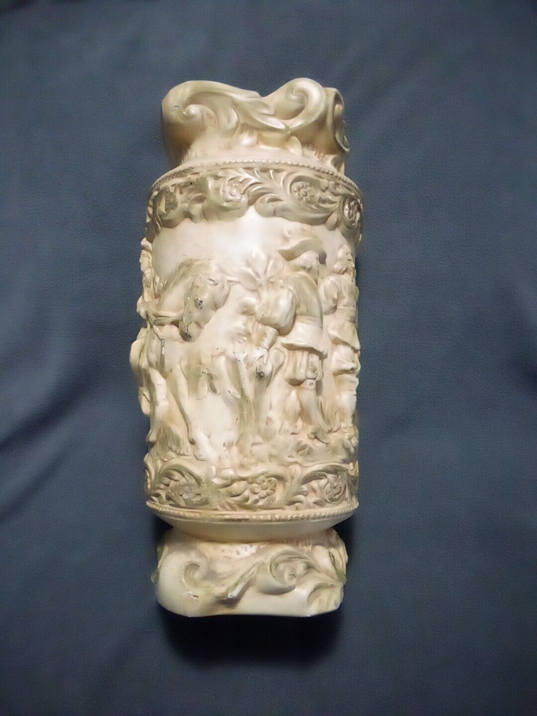 1970's Plant Vase with 17th Century Scenereur
