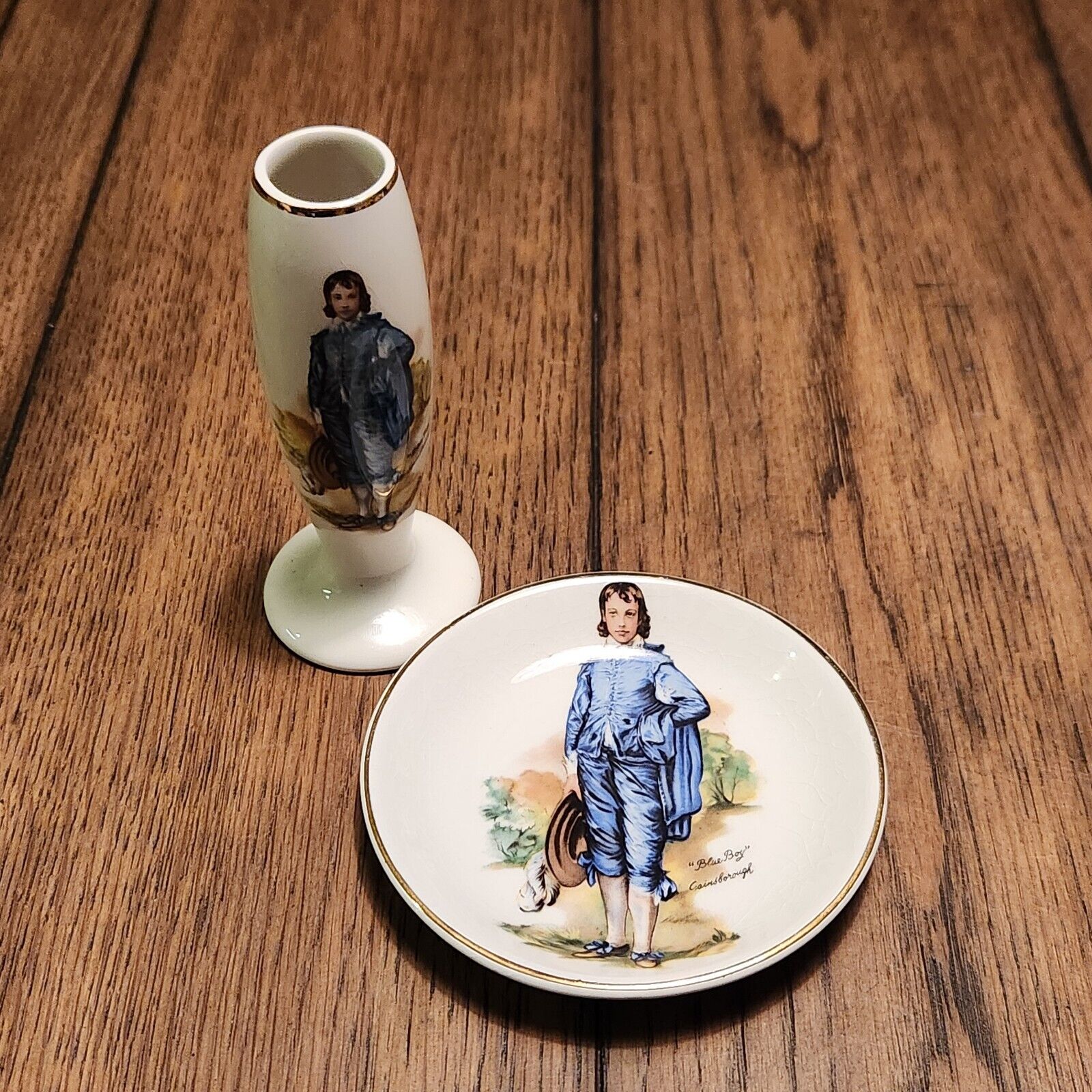 Lord Nelson England English Wood & Sons Gold Trim