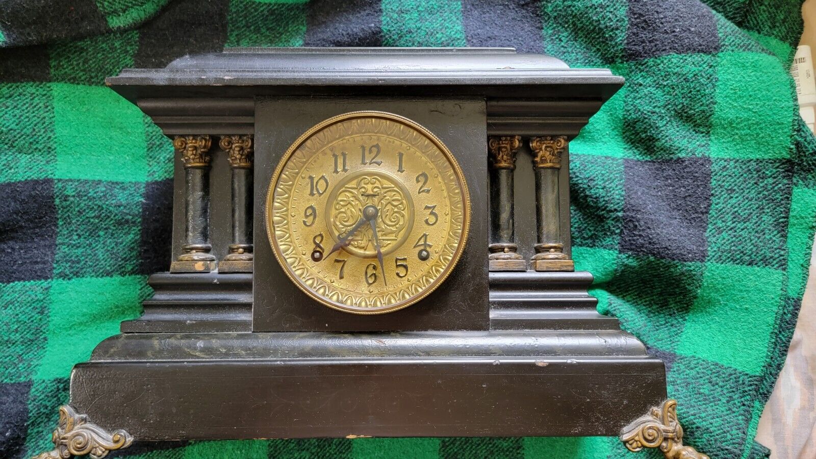 Early 1900's American Wringer Mantle Clock
