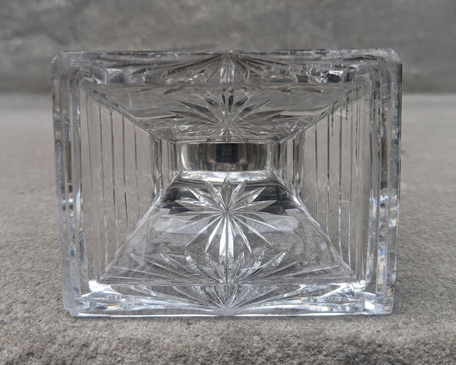 Antique J.D. Bergen Cut Glass Clock - Circa 1900