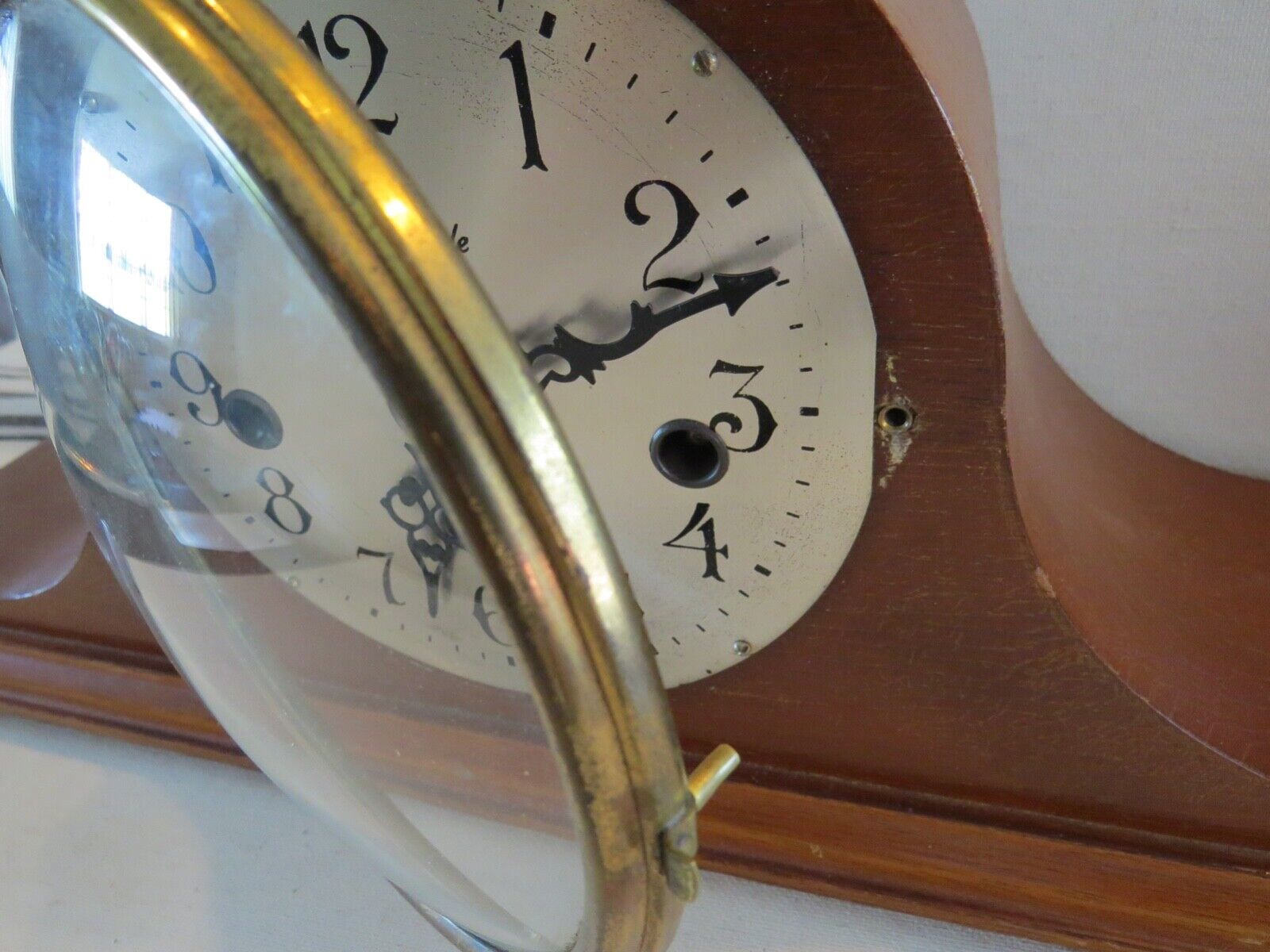 Early 1900's Antique Herschede Westminster Mental Clock