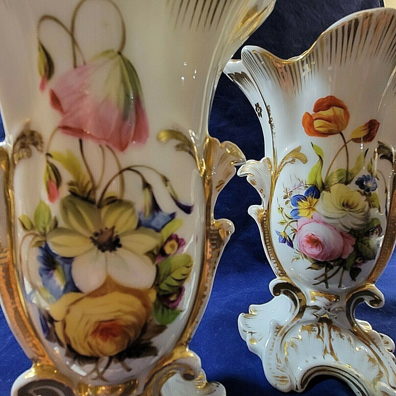 Pair of Antique Plymouth Porcelain Vases from 1700's