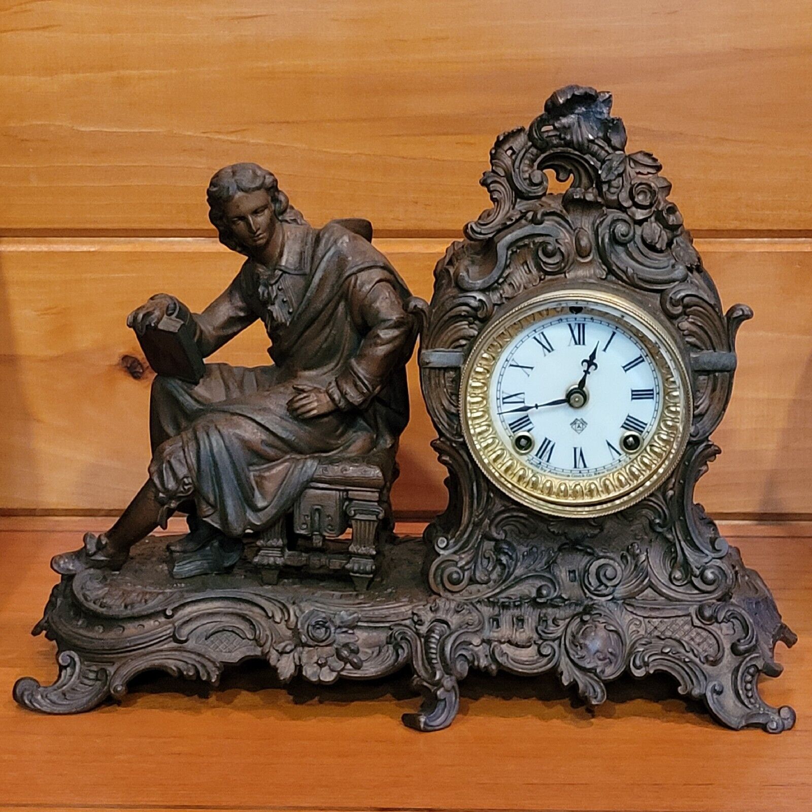 1900s ANSONIA RACINE Clock - Antique Original