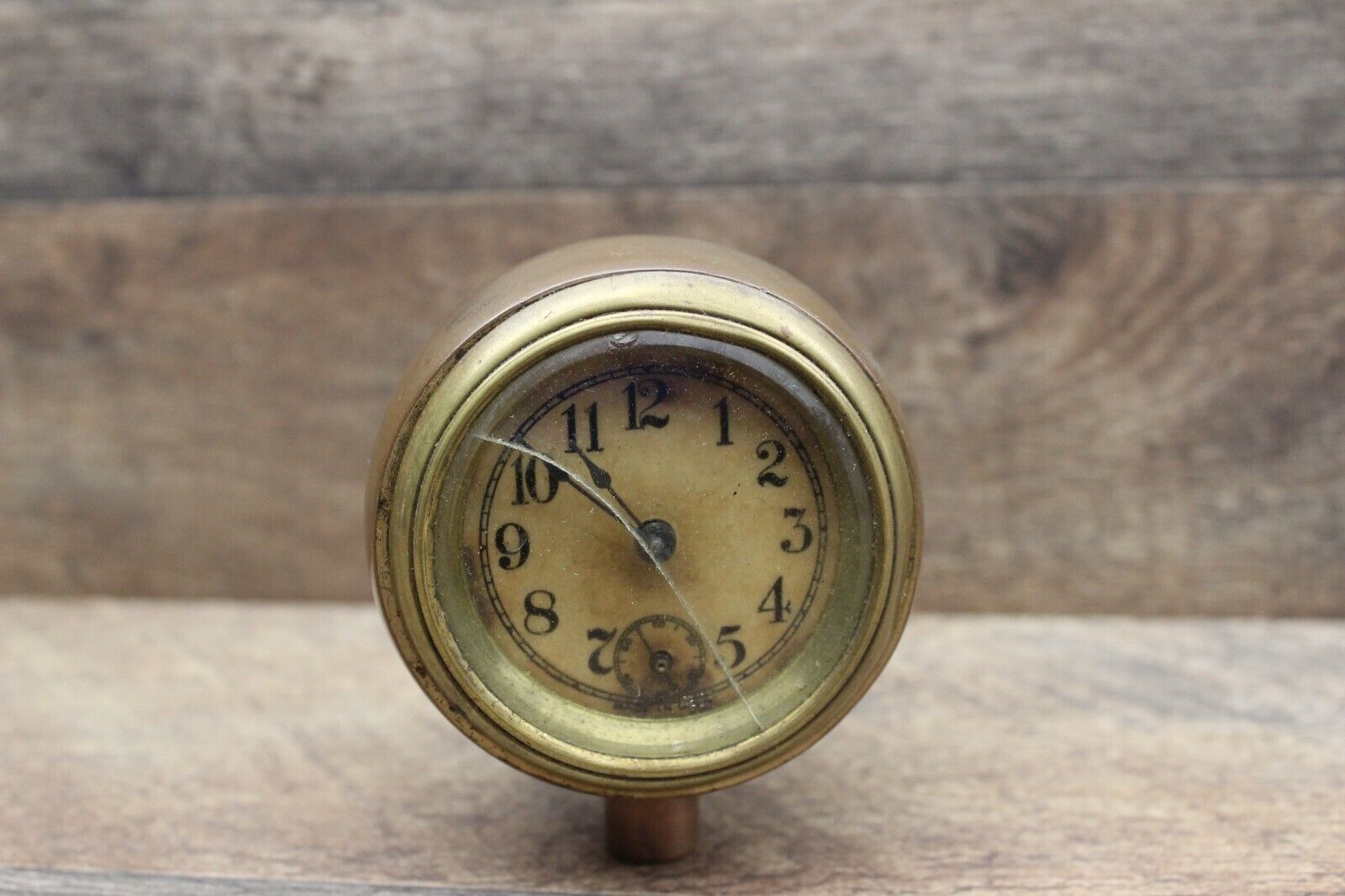 1900s Vintage Copper Brass Car Clock