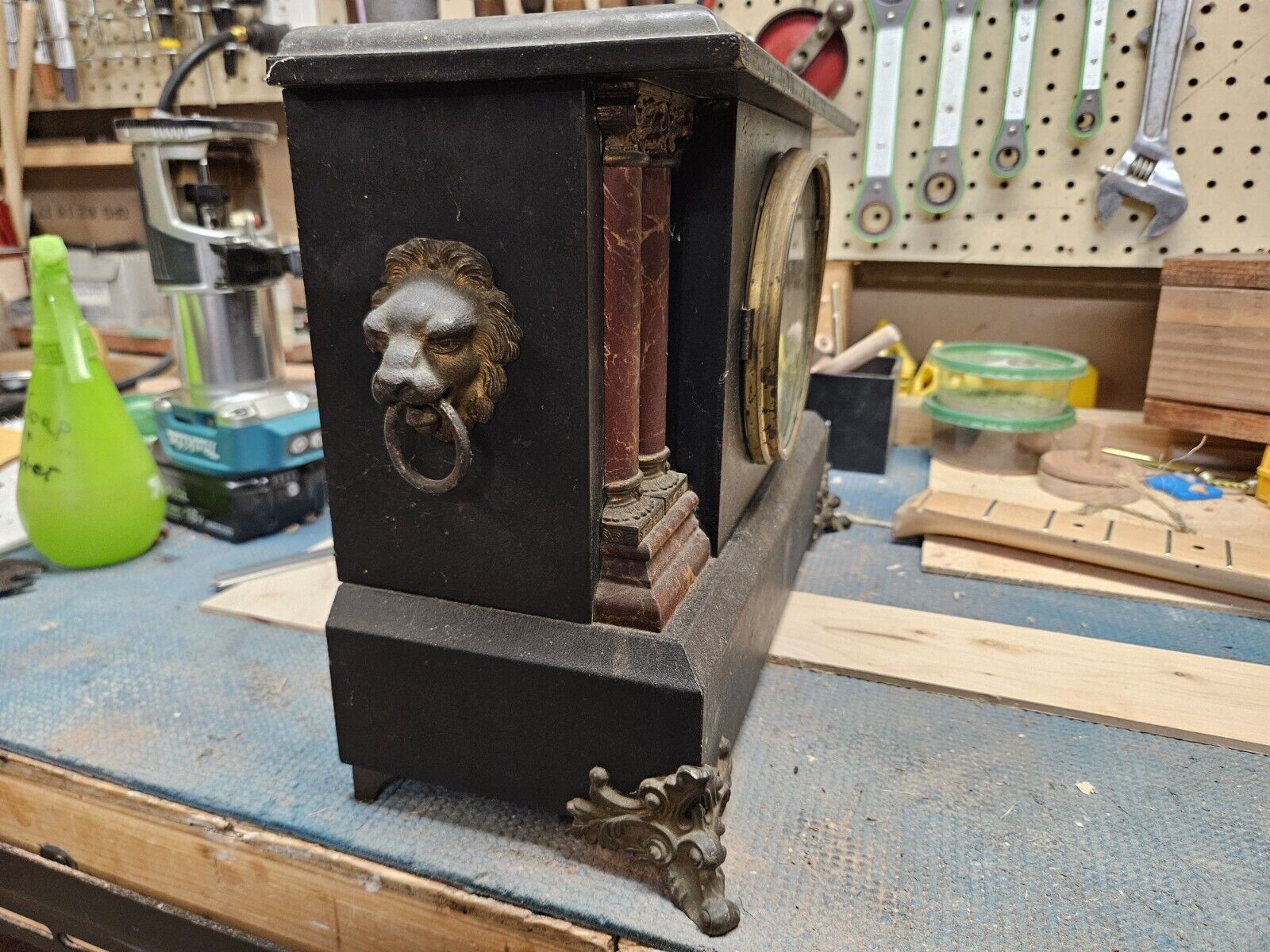 Ingraham Mantel Clock - Antique Timepiece for Home