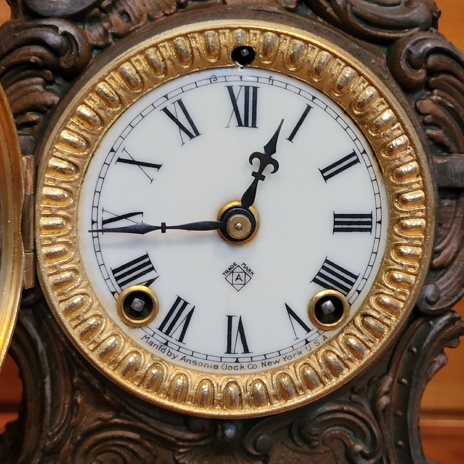 1900s ANSONIA RACINE Clock - Antique Original